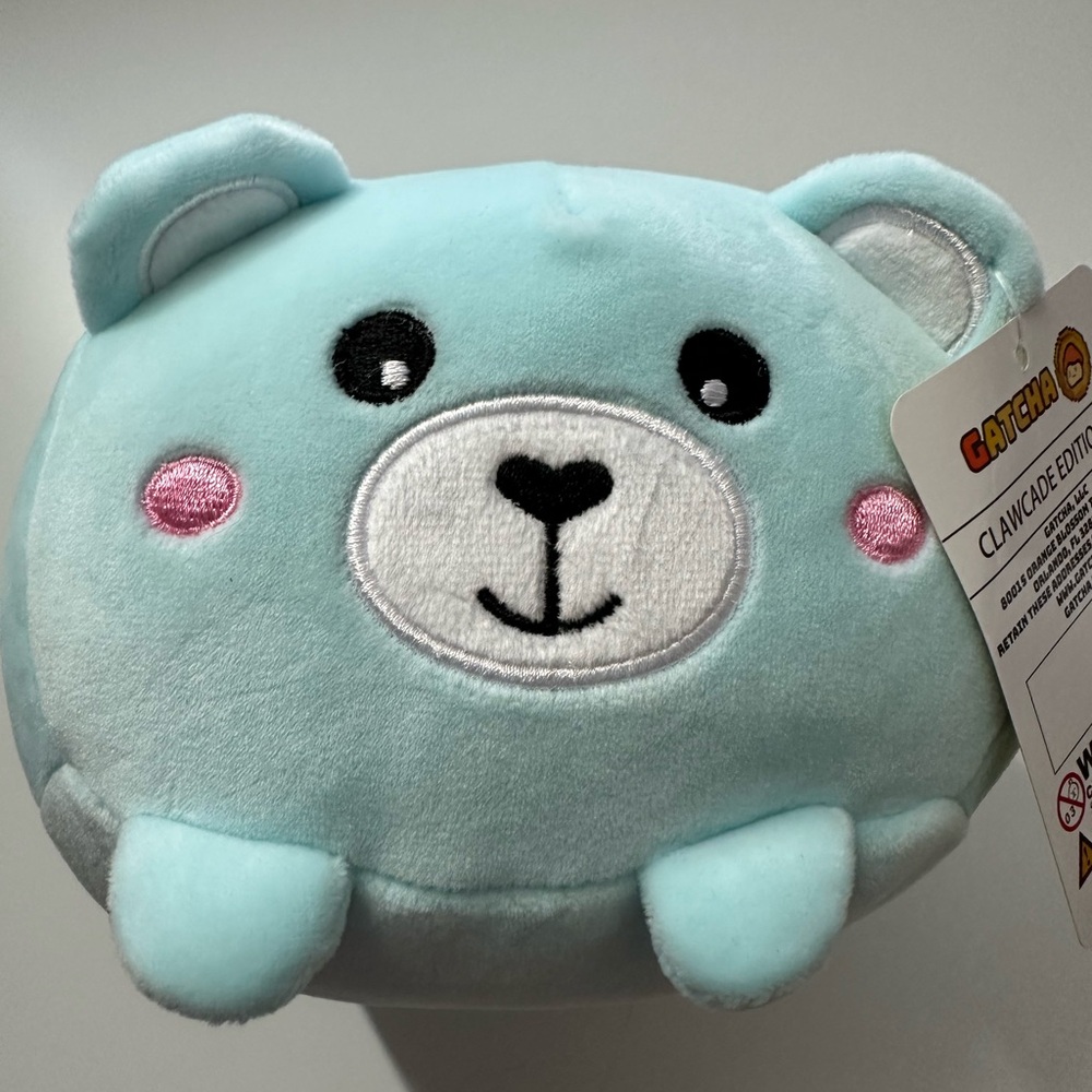 Blue Plush Bear Toy